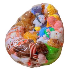 인형 보관 의자 일회용 보관쇼파 투명한 패브릭소파 투명소파커버 (팽창불가) 좌석 1인용 A