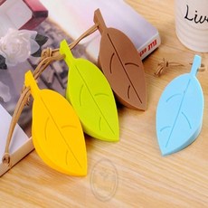 따뜻한잡화점 실리콘 잎파리도어스토퍼 고무도어스토퍼 방문도어스토퍼, 1개, 랜덤