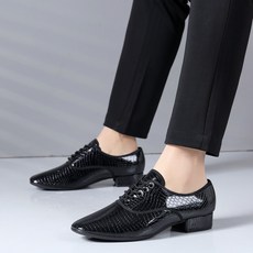 남성용 댄스화 댄스 통기성 가죽 플라자 쿠셔닝 아웃도어 내마모성 사교댄스 모던댄스 재즈 라인 댄스