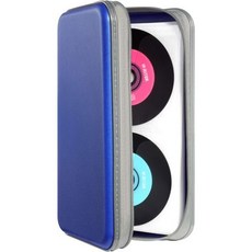 CD보관함 CD정리함 CD케이스 UENTIP CD 케이스 96 용량 홀더 하드 플라스틱 보관 지갑 보호 CD/DVD 블랙, blue