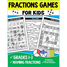 (영문도서) Fractions Games for Kids Paperback, Independently Published, English, 9798882983283