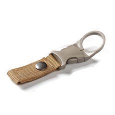 NW 물병홀더 생수병 걸이 버클 가방 벨트 거치대, 1개, 베이지