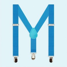 유치원 입학식 코디 어린이 멜빵 파랑색 아동 서스펜더 Y자형 집게 벨트