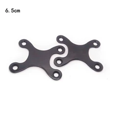 스케이트 보드 롱 보드 나무 데크 알루미늄 프로텍터 와셔 패드 스케이트 보드 데크 가드 2 개, 2개, 04 6.5cm black