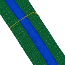 월드 태권도 연방 벨트 스트라이프 옐 그린 화이트 블루 레드 주니어 중급 프로세싱, 1개, 7. Blue Stripe 5th Kup