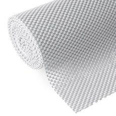 Iwtmm 서랍 선반 및 캐비닛 라이너 비접착식 초강력 그립 - 주방 욕실 사무실 및 옷장에 물건을 제자리에 유지 캐비닛 찬장 서랍용 튼튼한 미끄럼 방지 라이너, 실버 그레이