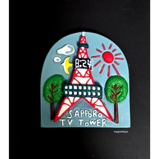 일본기념품 일본마그넷 삿포로티비타워 삿포로여행 냉장고자석