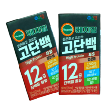 베지밀 고단백두유 검은콩 190ml x 24팩, 24개