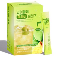 라이블링 파인쏙 클렌즈 매실맛 스틱, 30개, 15ml