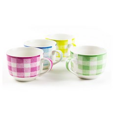 스프리트 점보 빅 벤티 머그컵 디저트컵 시리얼볼 라면 머그 스프컵 700ml, 그린, 1개