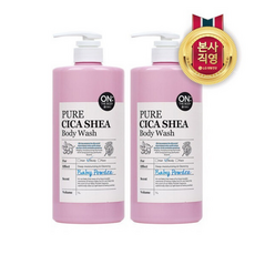 LG생활건강 온더바디 퓨어시카 정말 순한 온가족 바디워시 베이비파우더향, 1L, 1개