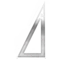 스테인레스 삼각자 90도 직각자 플레이트 대형 목공 측정, 1개