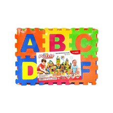 EVA 巧拼地墊 英文數字字母 A-Z 0-9 36片裝 適合3歲以上, 1組36片-英數巧拼, 1個