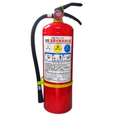A-NING ABC乾粉滅火器 10P 消防器材 居家安全 蓄壓式 10型/磅 送掛鉤貼紙, 3.5kg, 1個