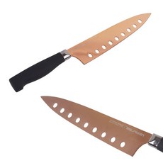 티타늄 홀식도 8인치 주방 이유식 부엌 칼 식칼 식도, 없음