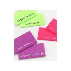 퀼트스타 오늘도 감성촉촉 형광 끼워라벨, 6개