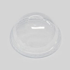 PET 75파이 투명컵 전용 막힘돔 뚜껑 100개 돔 막힘 무타공, 0ml