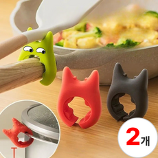 샤엘리 조리도구 국자 거치대 주걱 뒤집개 받침대, 2개