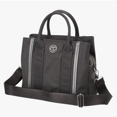 엘르골프 여성 로고장식 스퀘어 토트백 6K67502_YS, 다크그레이192