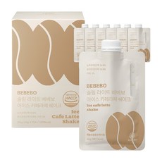 베베보 단백질 쉐이크 카페라떼맛 고단백 저당 다이어트 식사대용 45g, 1개, 7회분