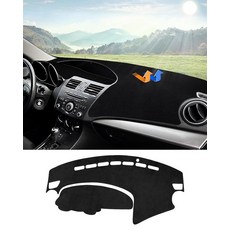 Autorder Dashboard Cover Mat for Honda Civic 2001-2005 Accessories Dash Cover Upgrade Flannel Dash, 2010-2013 Mazda 3