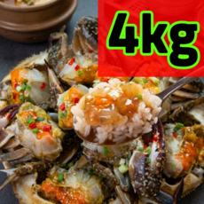 [파격할인] 암꽃게 간장게장 명인비법 한방간장, 4kg, 1세트