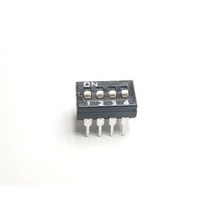 DJDI-04TL / IC Type / 국산 슬라이드 딥 스위치 / OTAX KSD04H 대치품, 1개