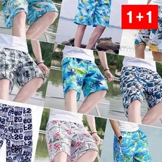 남성 반바지 5부 비치 여름 수영복 스포츠 보드 쇼츠 냉감