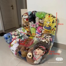 에어 투명 소파 의자 촬영 소품 빈백 1인용쇼파 충전식, 392 팽창불가