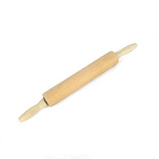 나무 원목 반죽 밀대 밀가루 제빵 만두 홍두께 1P, 1개