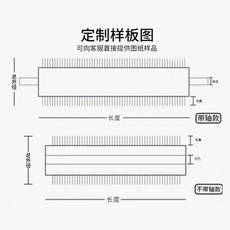 工業鋼絲輥刷 圓形銅絲刷 除鏽拋光刷, 1個