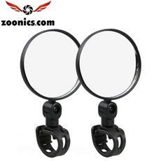 자전거 거울 X-33, 블랙, 1개