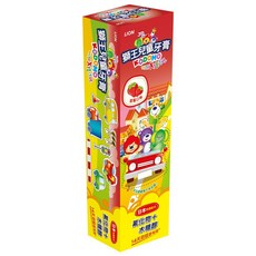 日本獅王LION兒童牙膏 - 水果口味 含氟防蛀 溫和呵護 培養兒童刷牙好習慣, 1個, 草莓, 45g
