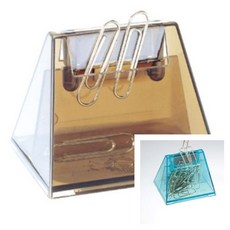 이햐 삼각 자석크립통 색상랜덤발송 자석클립통 클립정리 자석통