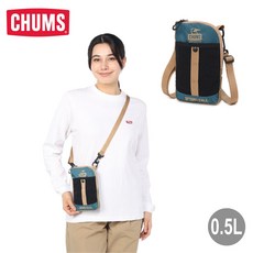 CHUMS Spring Dale Mini Shoulder Bag 肩背包, 藍/米