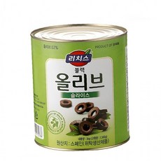 피자토핑용 블랙올리브 실용 슬라이스캔 3kg, 1개, 1g