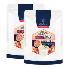 더캐럿 제로슈가 애사비 파우더 1kg 2개세트, 2개, 1개입