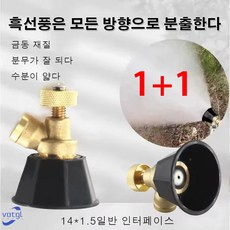 votgl 고압 노즐 다용도 분사노 즐세차용 고압 노즐 회전노즐 강한 내구성/조절 가능, 2개