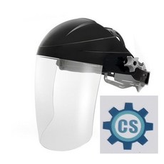 청사기공 국산 오토스 보안면 안면 보호구 보호면 비례물 작업, 3개, F-72A