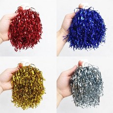 옆집샵 응원수술 붐비나 화려한 축제의 주인공 치어리딩 운동회 응원 도구, 1개, 파랑