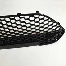 Ford Fiesta 2013 2014 2015 2016 Hatchback Sedan 유럽 미국 버전에 적합한 프론트 센터 허니컴 메쉬 그릴, 2)All Black