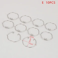 MR11 MR16 라이트 컵 브래킷 카드 링 고정 버클 조명 액세서리 10 개, 02 E
