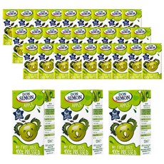 예이니식품 돈시몬 착즙 사과 주스 30개(125mlx30개) 어린이음료수생과일, 30개, 125ml