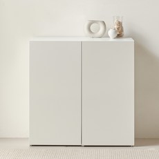 룸앤디 모노 높은 수납장 800 E0등급 LPM 다용도 슬림 선반 수납장, 모노 높은 800 화이트