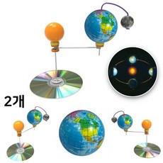 회전 삼구의 만들기 태양 지구 달 자전공전 운동모형 일식월식 관찰 (일반형 2인용)