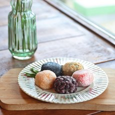 제주 직송 특산품 전통 흑임자 팥 귤 콩 비트 오메기떡 [원산지:상세설명에 표시], 25개