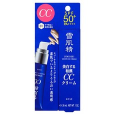 雪肌精 透亮煥白CC霜 SPF50+ PA++++ 01色, 1個