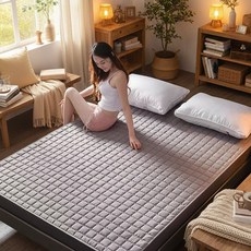 누가와 침대패드 SS S 퀸 고정밴드, 3mm, 그레이