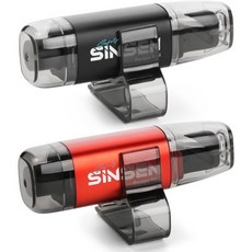 자동차 창문 차단기 안전벨트 커터 도구 유리 깨기용 비상 안전 해머 도구 휴대용 탈출 키트 2팩블랙레드, Black & Red, 2