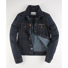 Superdry 銅排扣丹寧夾克 合身版型, 1個